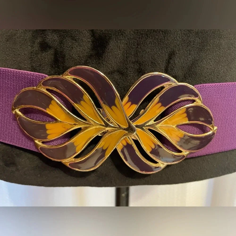 Purple 2” Stretch Belt OS